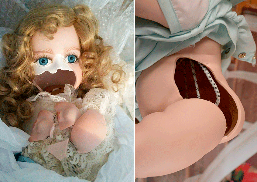 Реставрация кукол :: 2 больших фарфоровых куклы