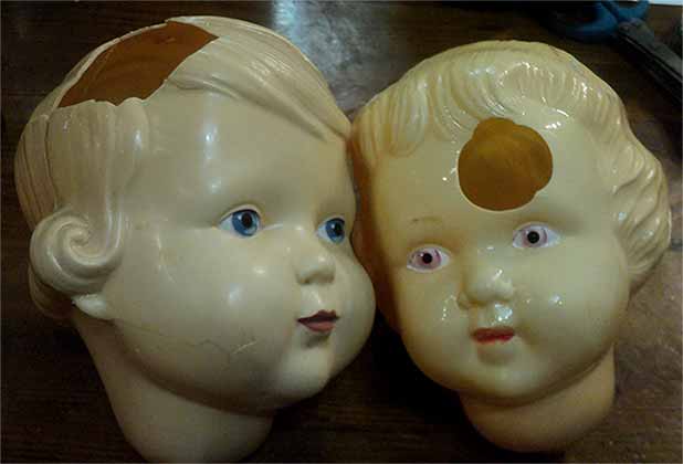 Реставрация кукол :: Целлулоидные сестры