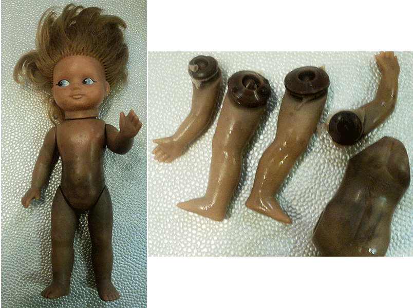 Реставрация кукол :: Осветление немочки
