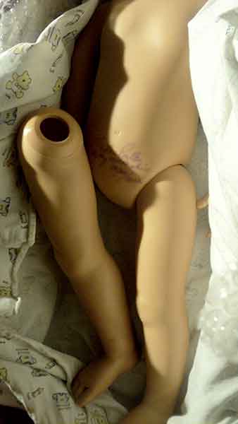 Реставрация кукол :: Нога Gotz
