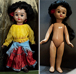 Реставрация кукол :: Цыганка Аза