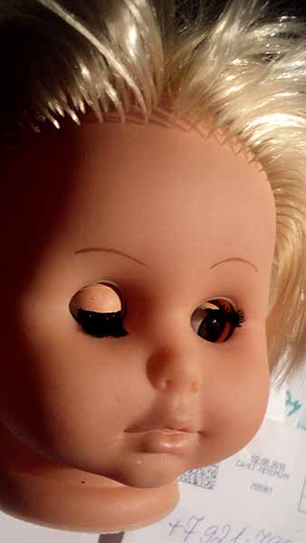 Реставрация кукол :: Голова Ксении