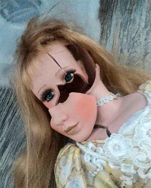 Реставрация кукол :: Огромная фарфоровая кукла