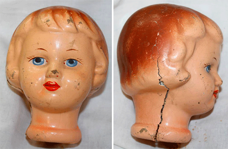 Реставрация кукол :: Голова из Липецка