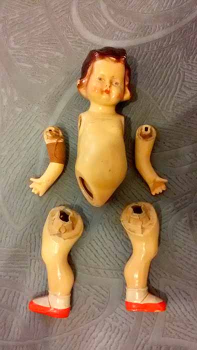 Реставрация кукол :: Деревянная малышка