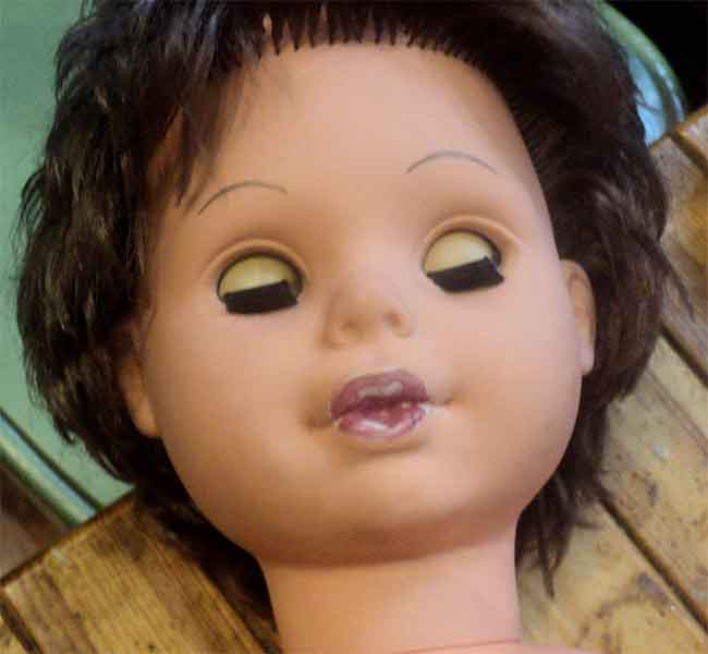 Реставрация кукол :: Глаза немки