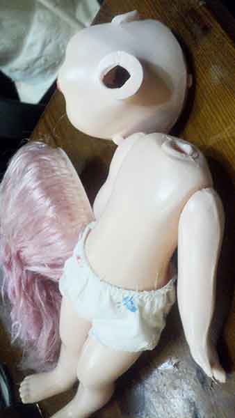 Реставрация кукол :: Голова мотовиловки