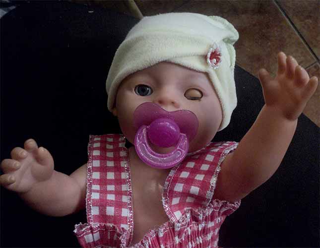 Реставрация кукол :: Глаза на магнитах