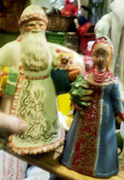 Реставрация кукол :: Дед Мороз и Снегурочка