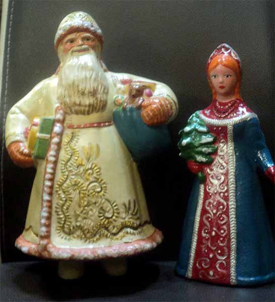 Реставрация кукол :: Дед Мороз и Снегурочка