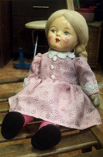 Реставрация кукол :: Советская пресс-опилочная кукла